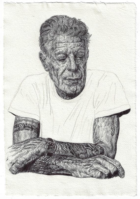 bourdain (warm up sketch)